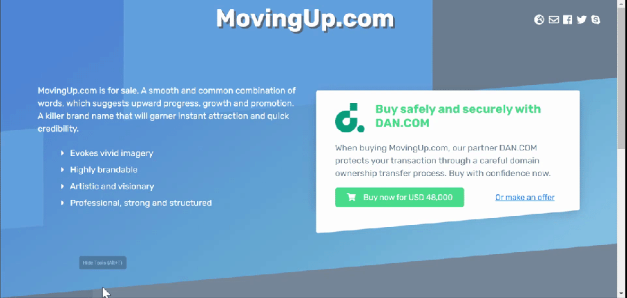 MovingUp.com domain name is for sale. Inquire now.